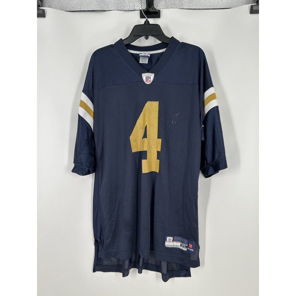 Brett‎ Favre New York Jets Throwback Titans Blue Navy Jersey Reebok Mens XL